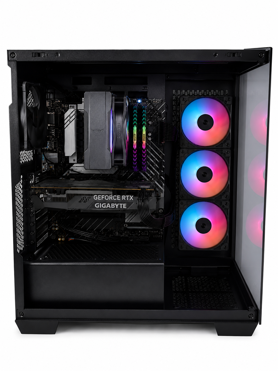 Entry Gaming PC | Intel Core i5-12400F | RTX 3050 | Panorama-Glasgehäuse ARGB | Windows 11