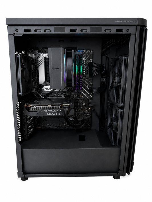 Entry Gaming PC | Intel Core i5-12400F | RTX 3050 | Echtholzfront & Glasdesign | Windows 11