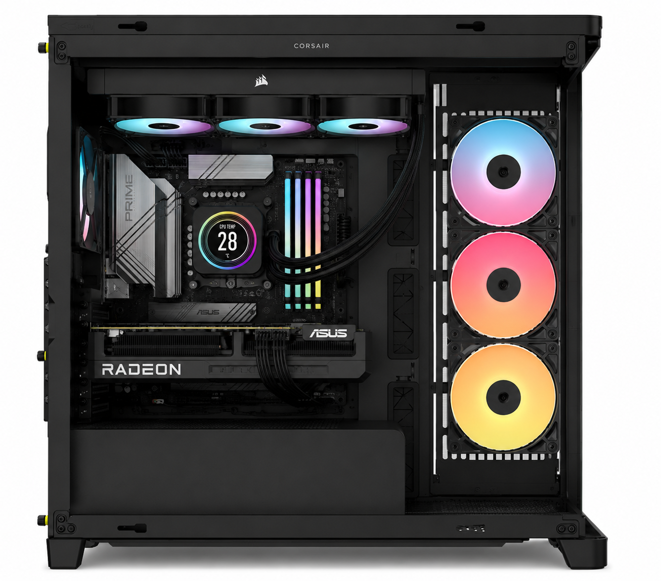 Ultra Gaming PC | Intel Ultra 7 270K | RTX 5080  | Panorama Glasgehäuse RGB | Windows 11