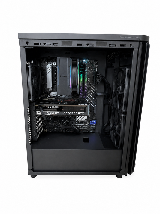 Performance Gaming PC | AMD Ryzen 5 7600X | RTX 5060 Ti | Echtholzfront & Glasdesign | Windows 11