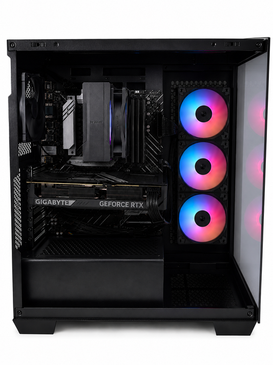 High-End Gaming PC | Intel Core i7-12700KF | RTX 5070 | Panorama-Glasgehäuse ARGB | Windows 11