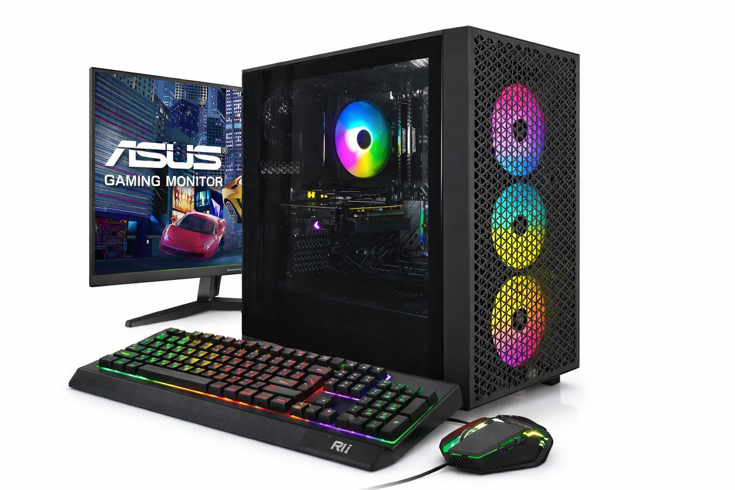 Core Gaming PC Bundle | Intel Core i5-12400F | RTX 5060 | Airflow-Gehäuse | Windows 11