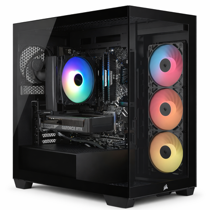 Core Gaming PC Bundle| Intel Core i5-12400F | RTX 5060 | Panorama-Glasgehäuse ARGB | Windows 11