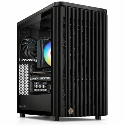 Core Gaming PC Bundle | Intel Core i5-12400F | RTX 5060 | Echtholzfront & Glasdesign | Windows 11