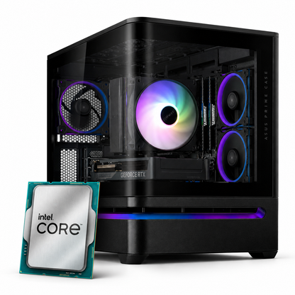 Core Gaming PC | Intel Core i5-12400F | RTX 5060 | Curved-Glass Panorama | Windows 11