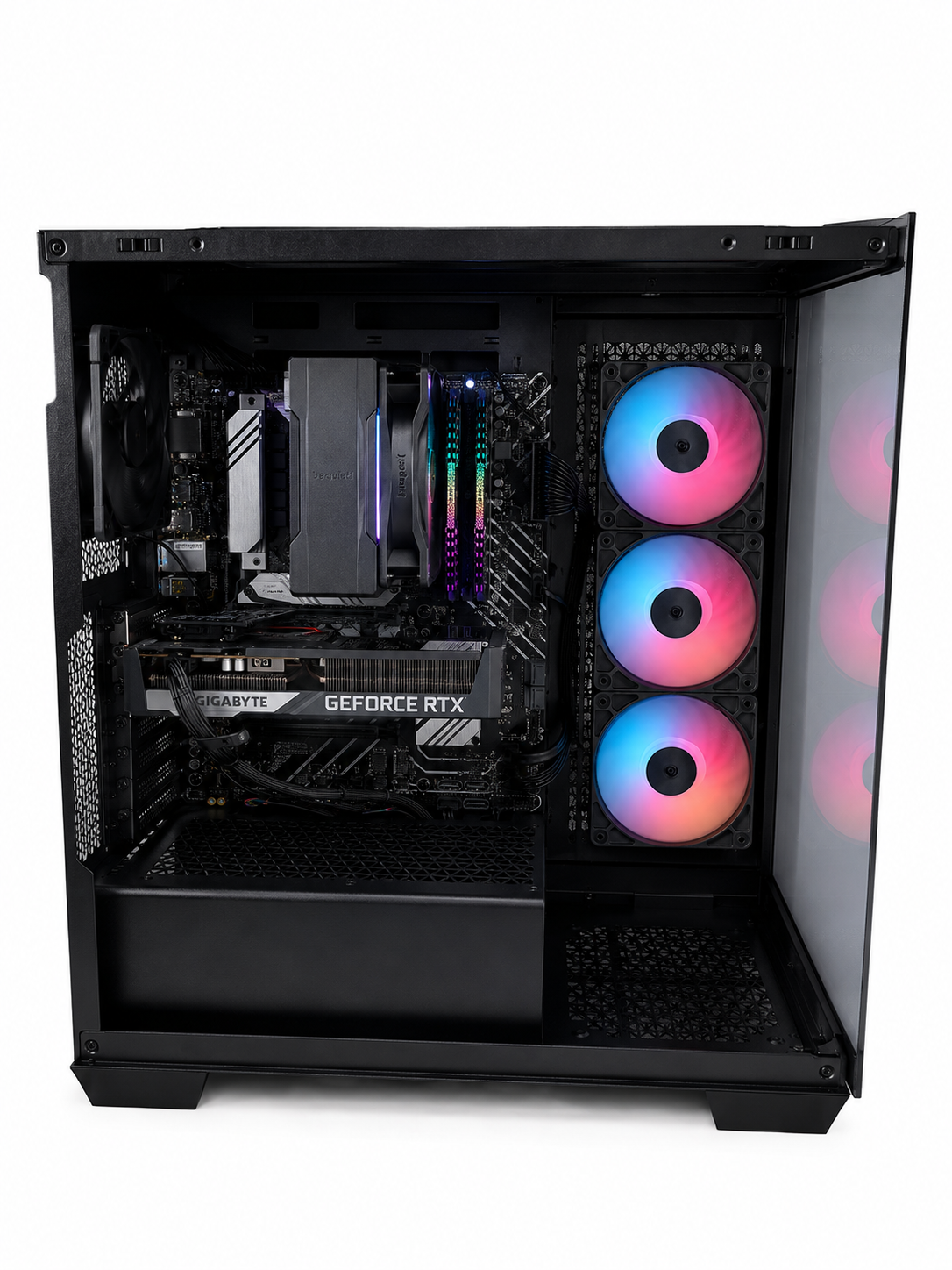 Core Gaming PC | Intel Core i5-12400F | RTX 5060 | Panorama-Glasgehäuse ARGB | Windows 11